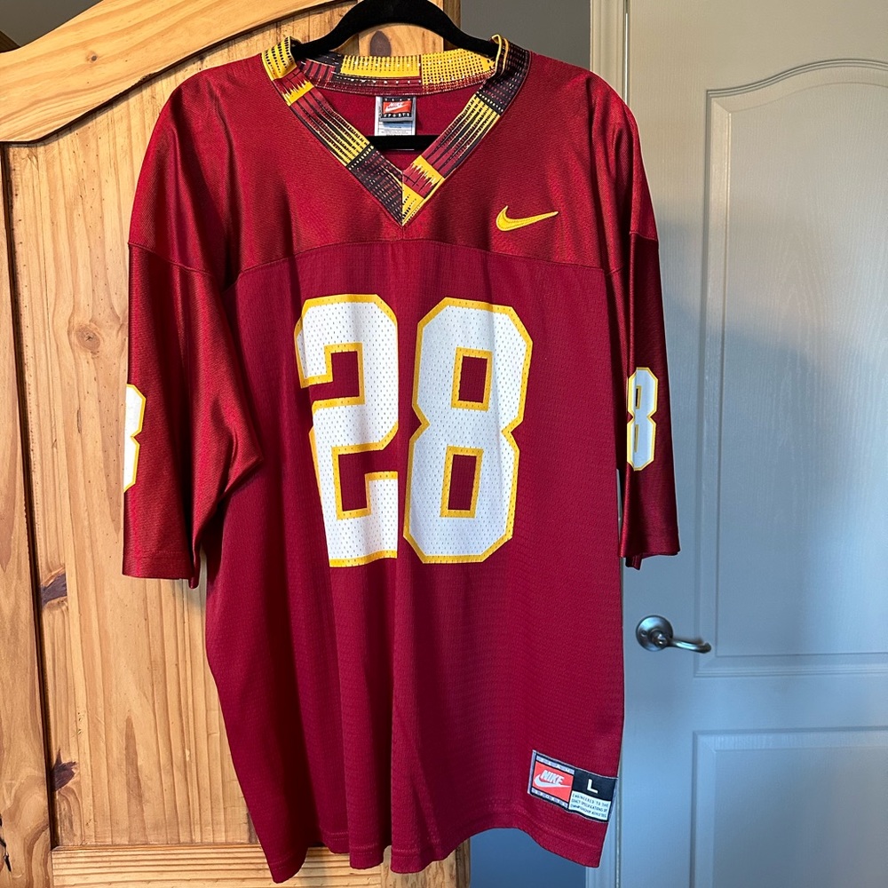 Nike Red and Yellow Men's Jersey